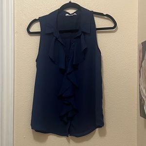 Papaya Navy Blouse‎